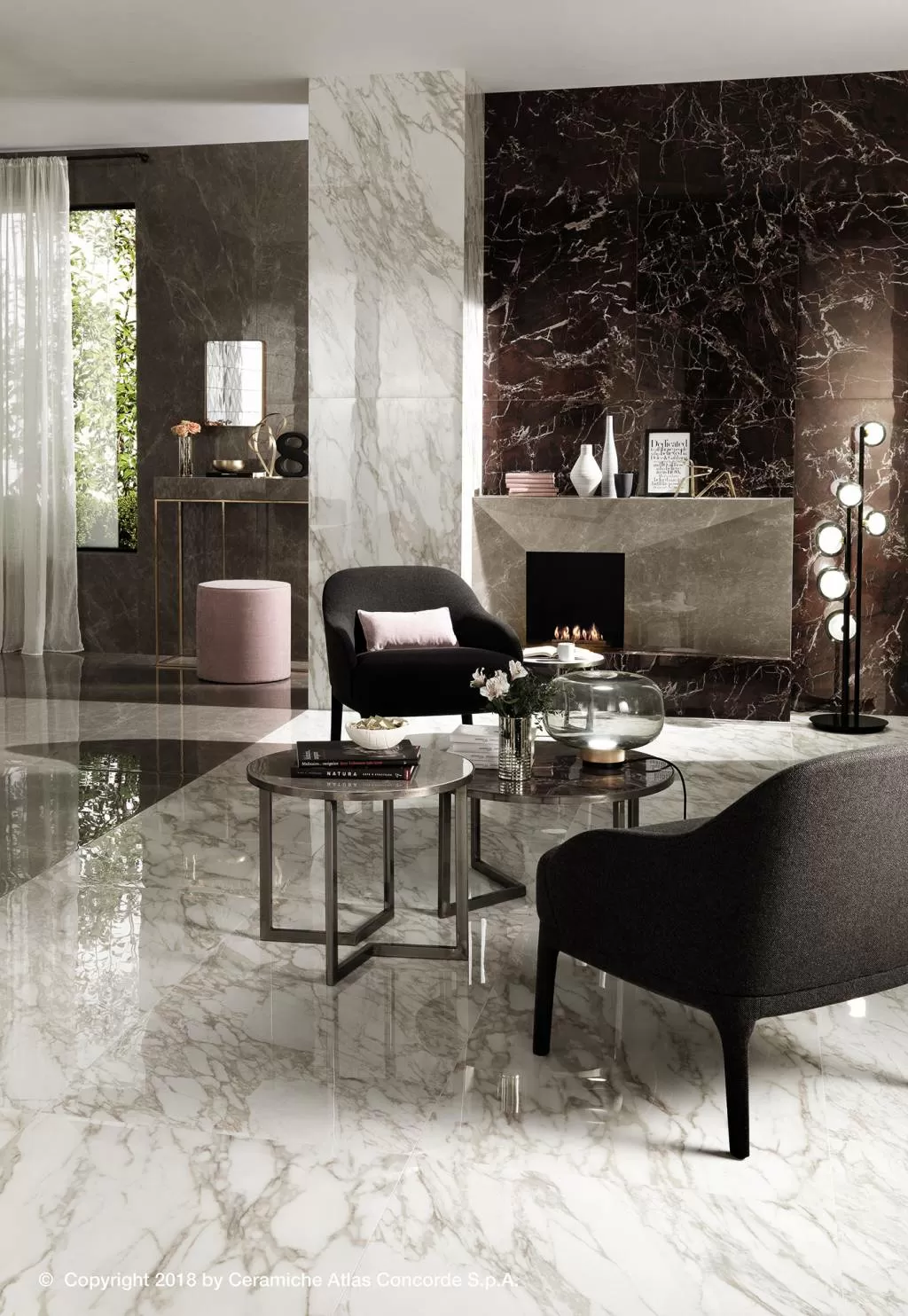 Мозаика AEPR Marvel Absolute Brown Mosaico Twill Lappato 30x31