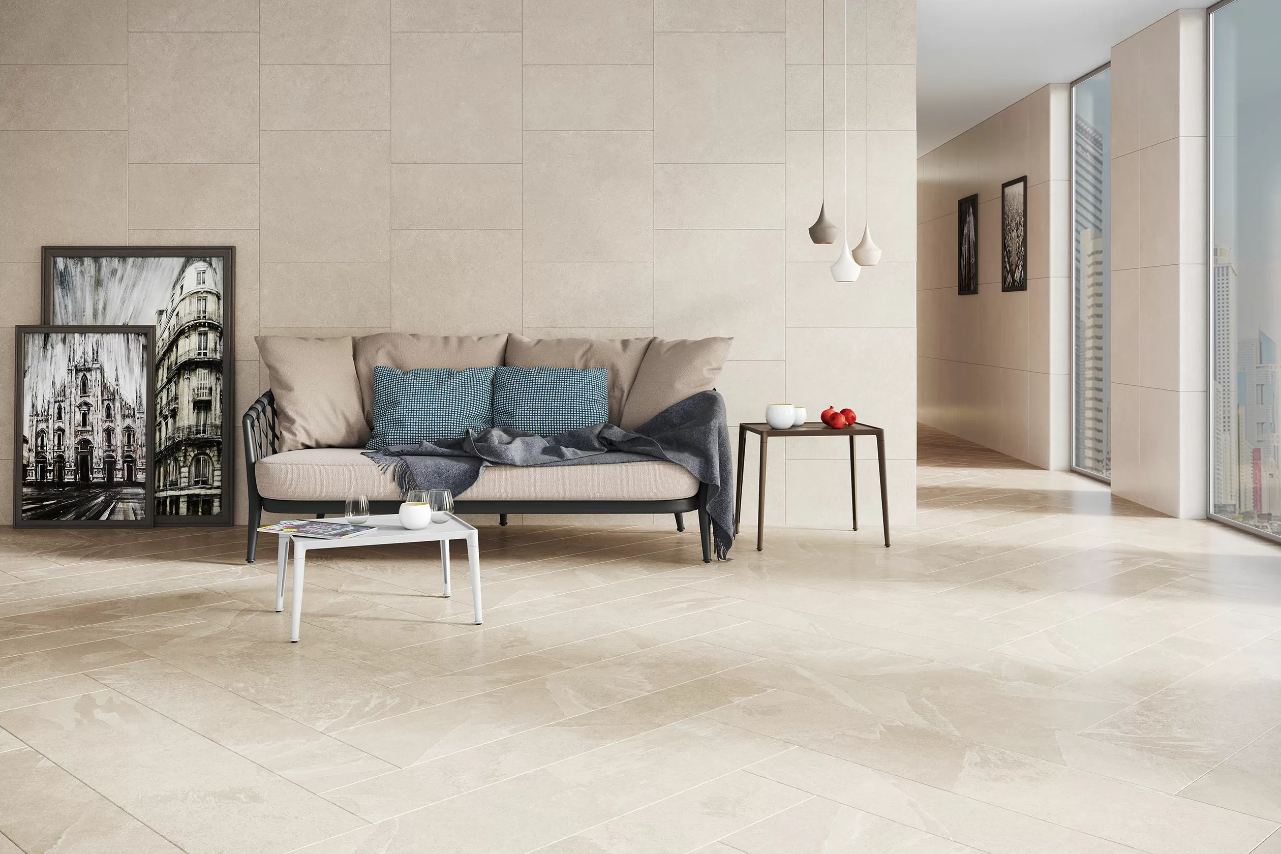 Керамогранит Плинтус LN02 Luna неполированный 7x60