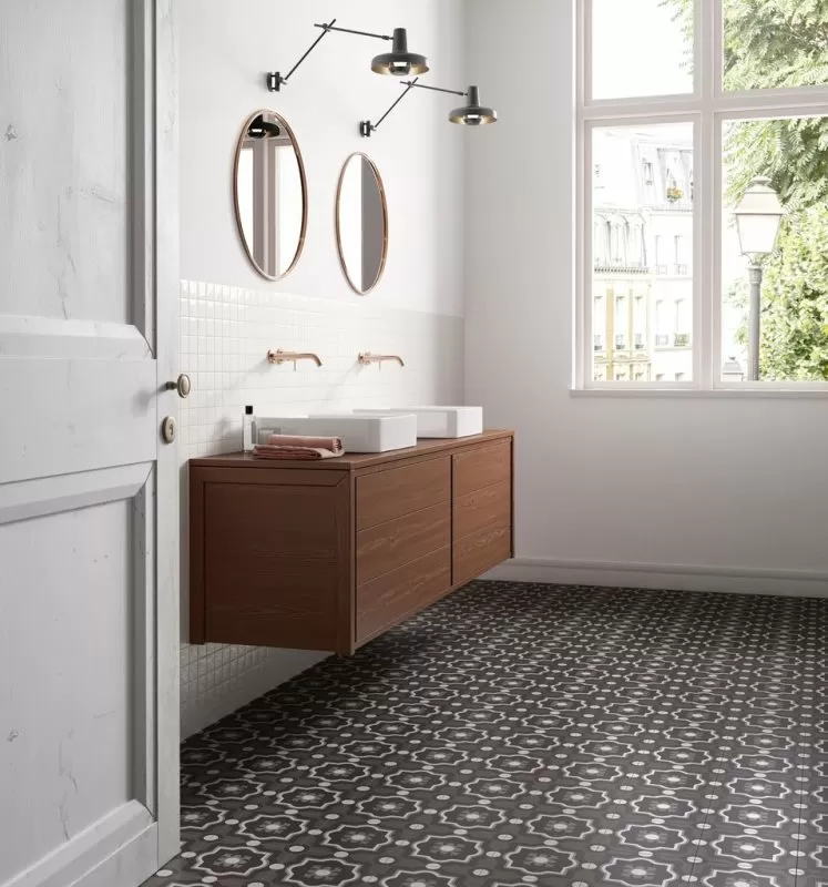 Керамогранит PBW05 patchwork black&white 05 20x20
