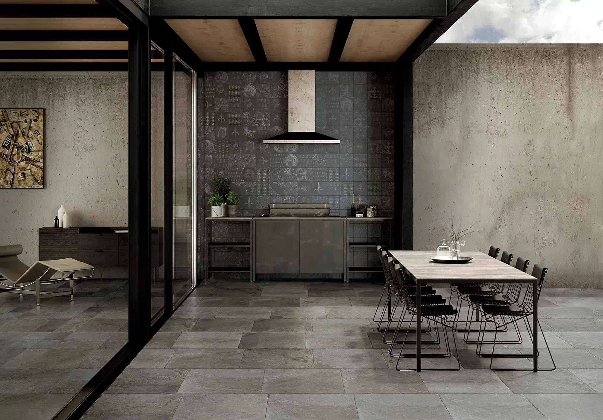 Керамогранит 1067982 Grigio di Scotta 40x40