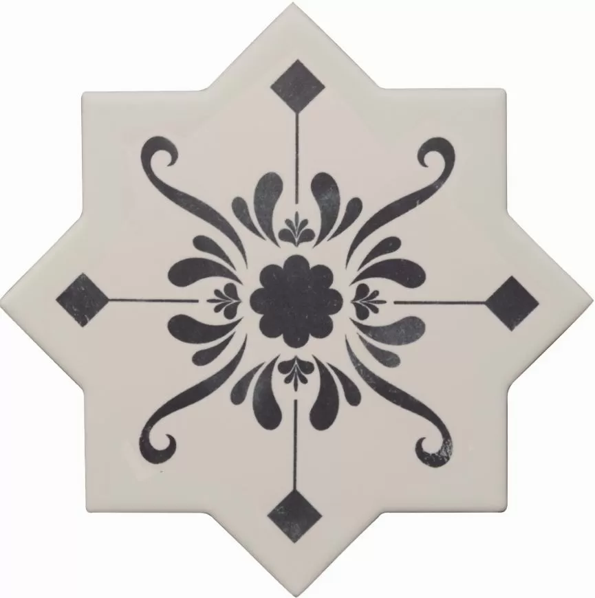 Керамогранит Becolors Star Dec. Stencil Navy 13.25х13.25