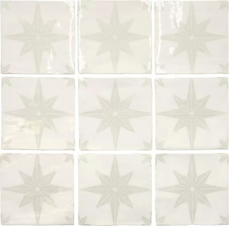 Плитка A037553 Carmo White 13x13