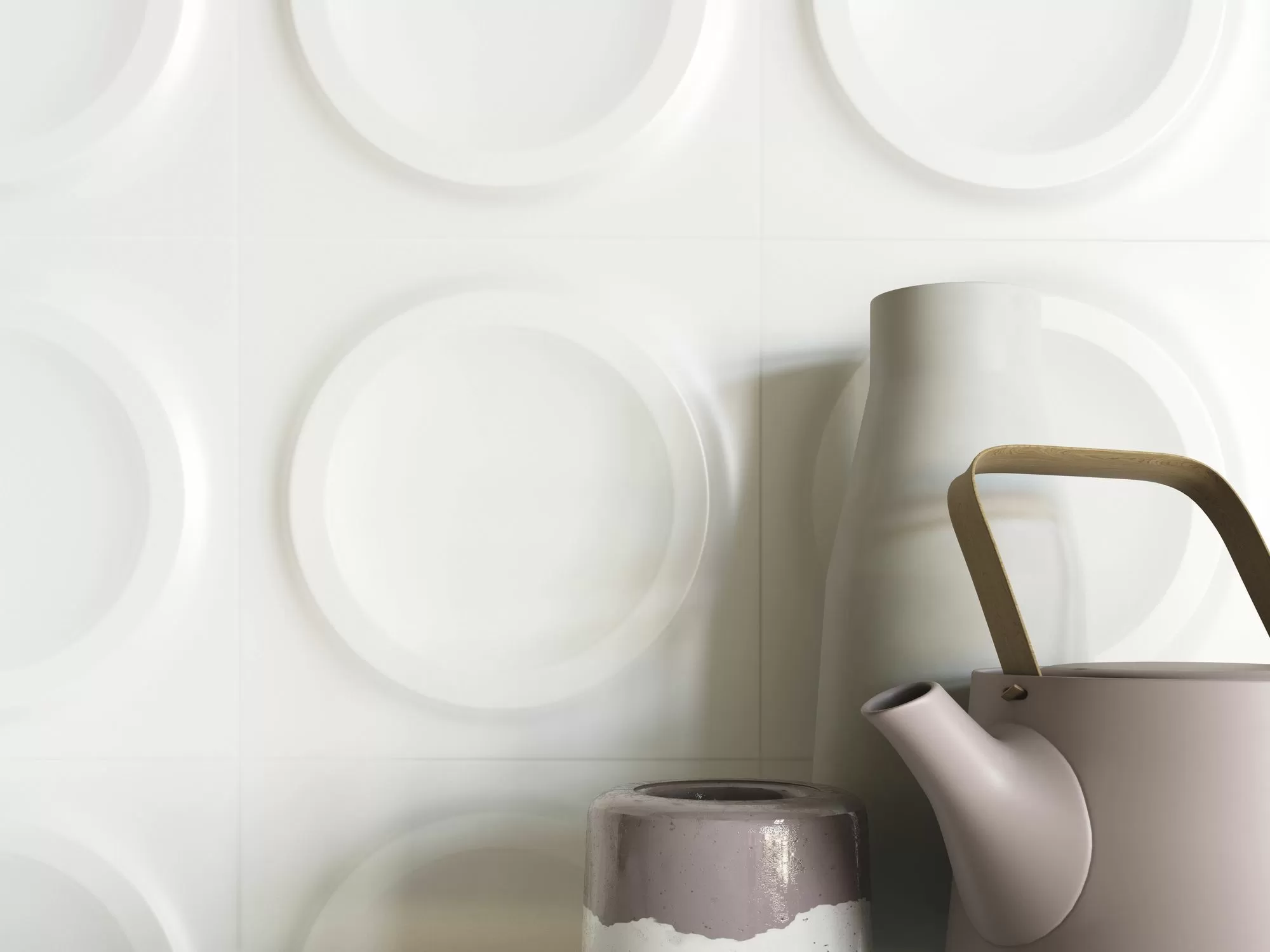Плитка Opal White Gloss 25x25