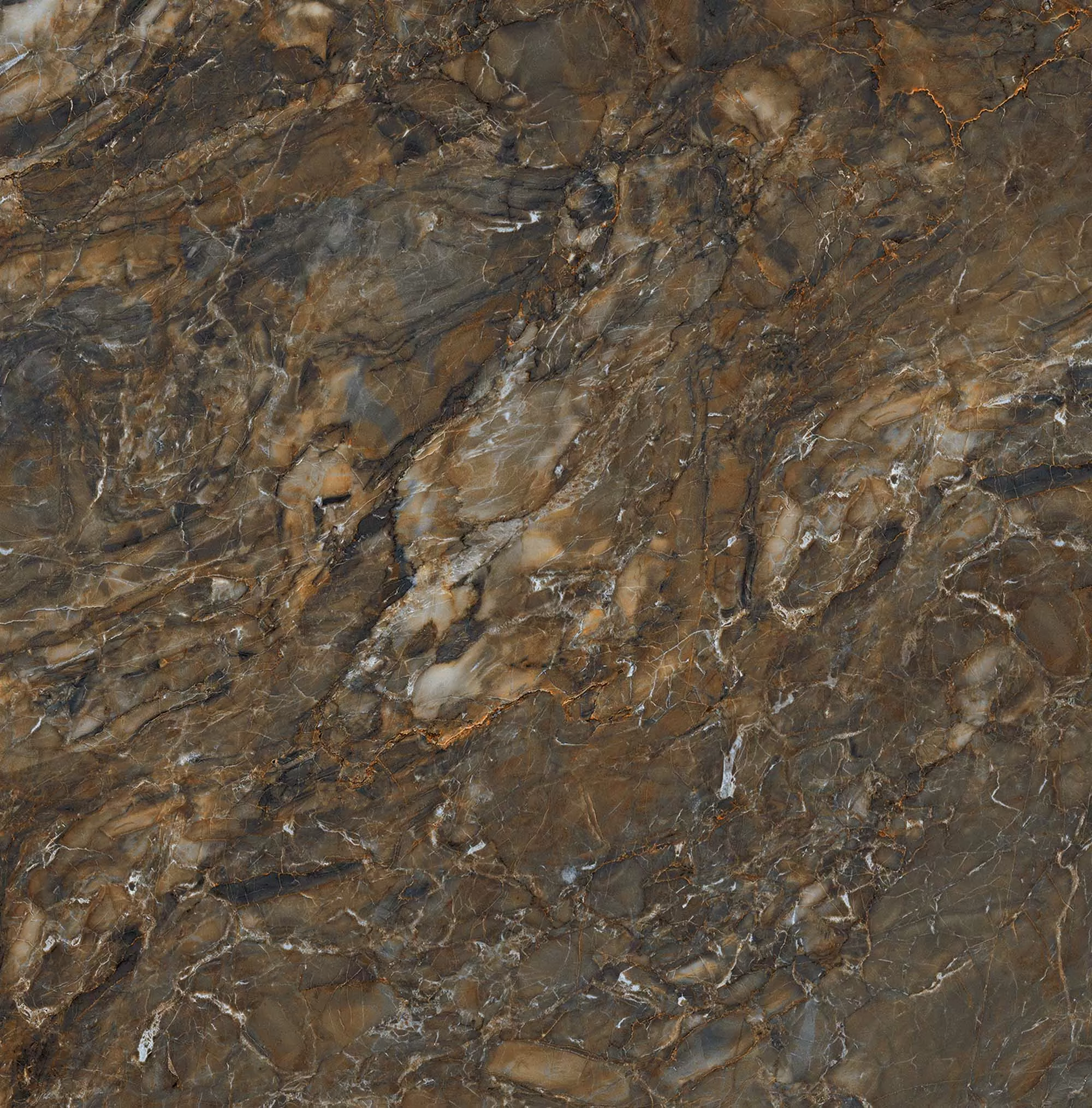 Керамогранит BR04 Bernini Dark Brown неполированный 80x80x11