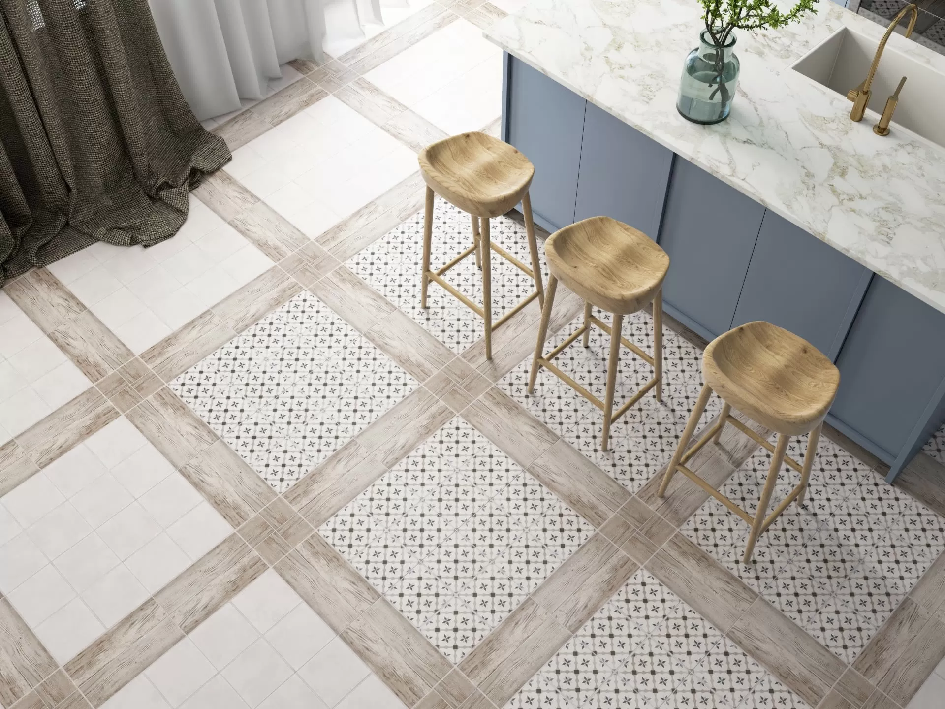 Керамогранит 6246-0040 (6046-0377) Борджиа бежевый 45х45