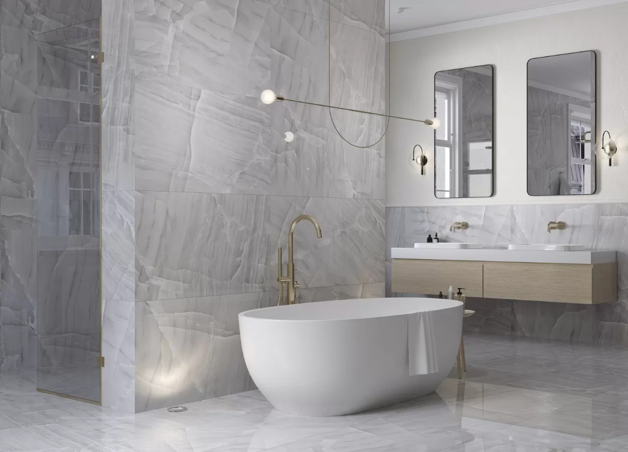 Керамогранит K-2090/LR Moroz I Solnce Белый 600x1200x10