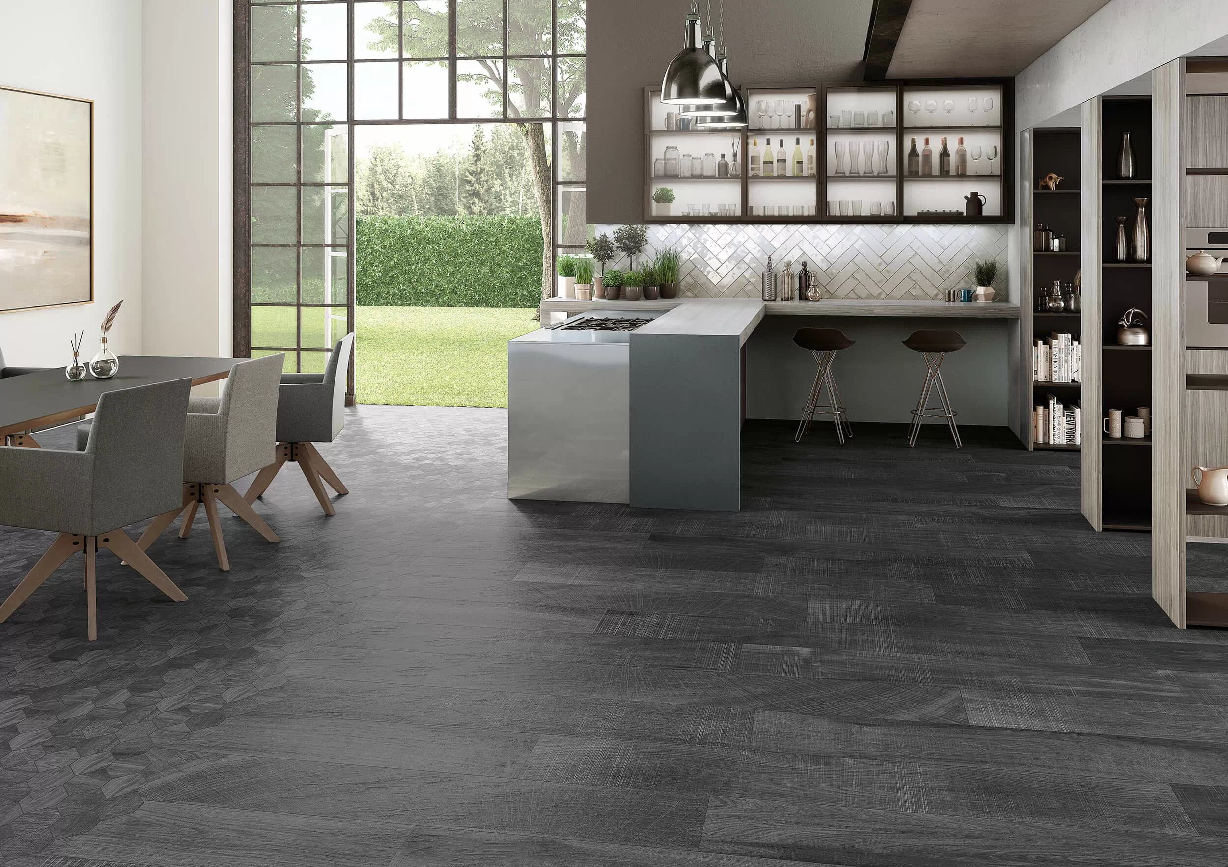 Керамогранит Artwood Chevron Maple R11 120x60