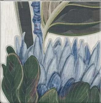 Керамогранит DECOR BLUE LEAVES 20x20