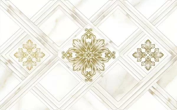 Плитка 10300000203 Calacatta Gold Белый Декор 40x25