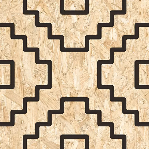 Керамогранит Seriaki-R Natural Negro 59.3x59.3