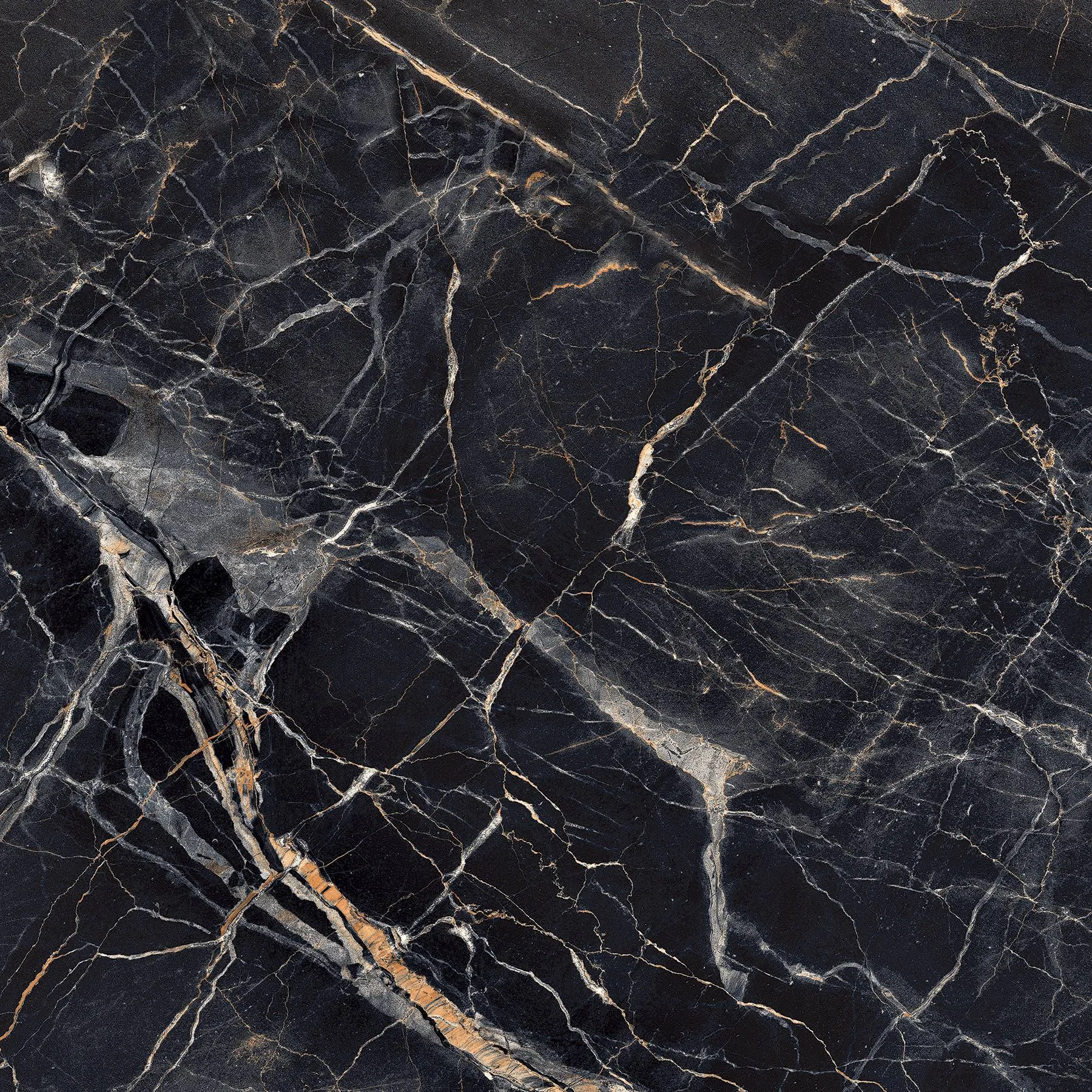 Керамогранит Tesla Black HG 60x60