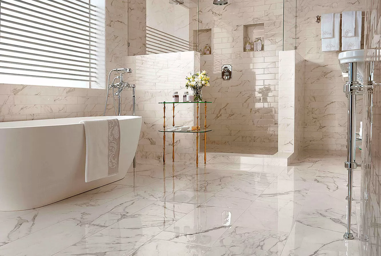 Плитка AZDA Brick White Bevel 8x31.5