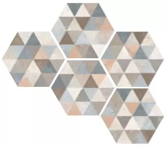 Керамогранит Hexagono Fingal Mix 23x26,6