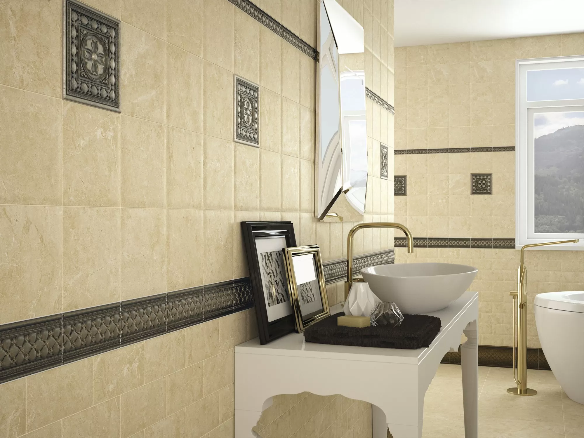 Плитка London Rivalto Crema 5*15