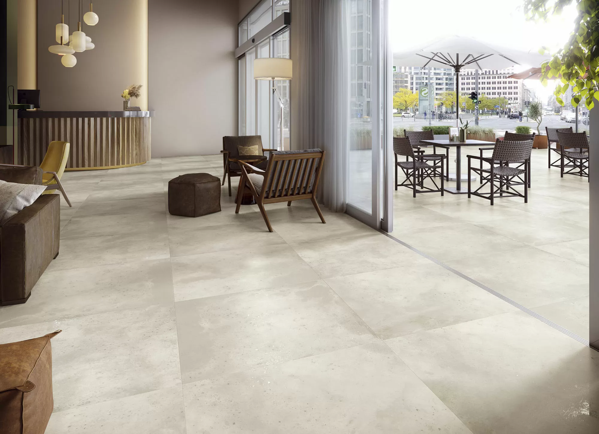 Керамогранит Montana 1869 Terracota Rect 100x100