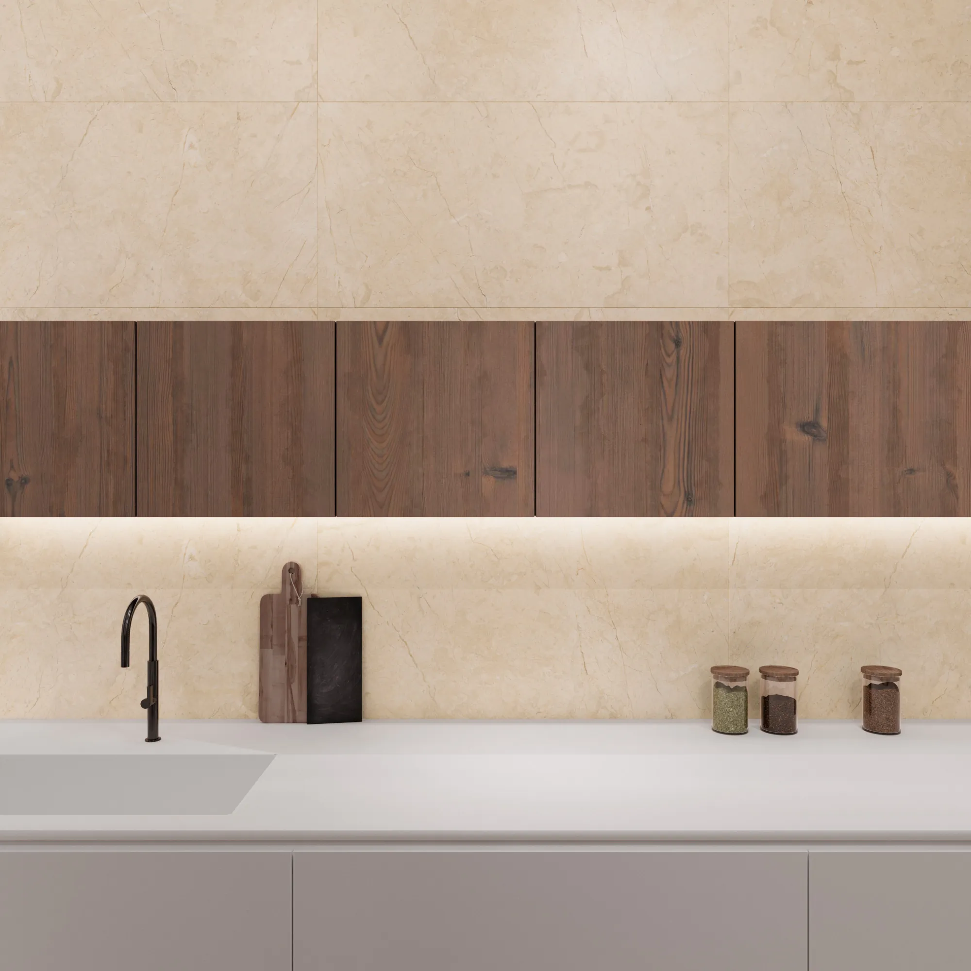Керамогранит RT7015-A Marcus Bianco Matt Rustic 60x120