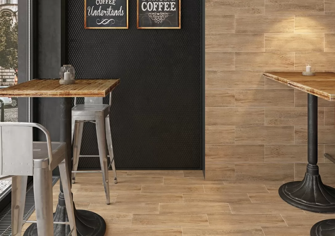 Керамогранит 16736 Industrialwood бежевый рельеф 18,5x59,8