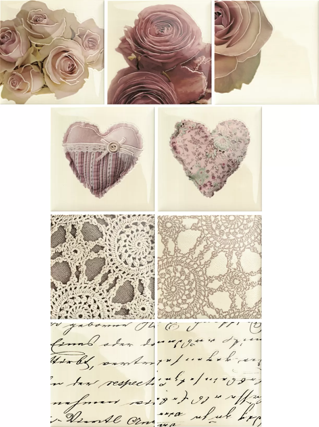 Плитка Decor Cuore 20x20 mix