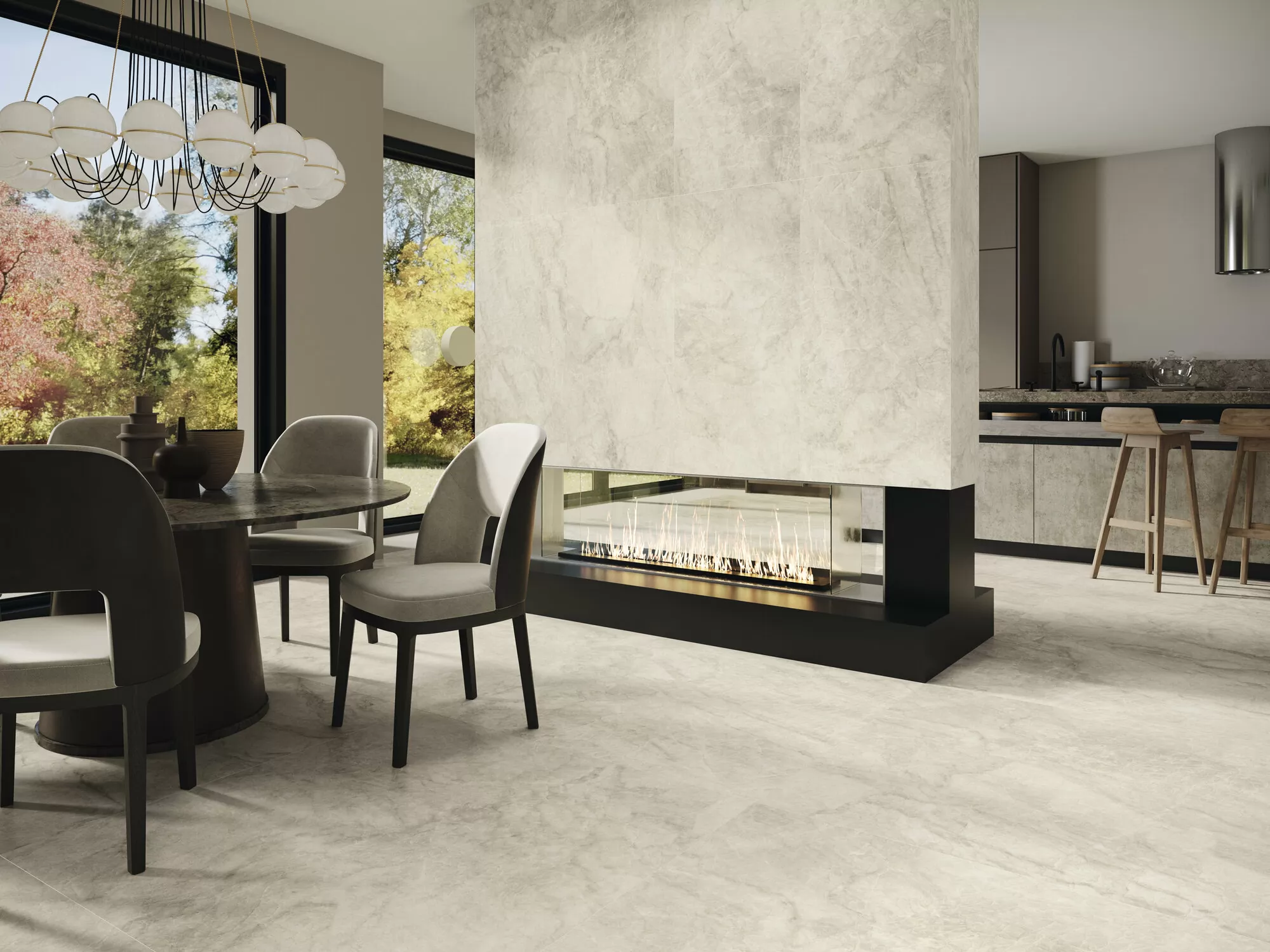 Керамогранит A041966 Taj Majal Pearl Pol Rect 120x280