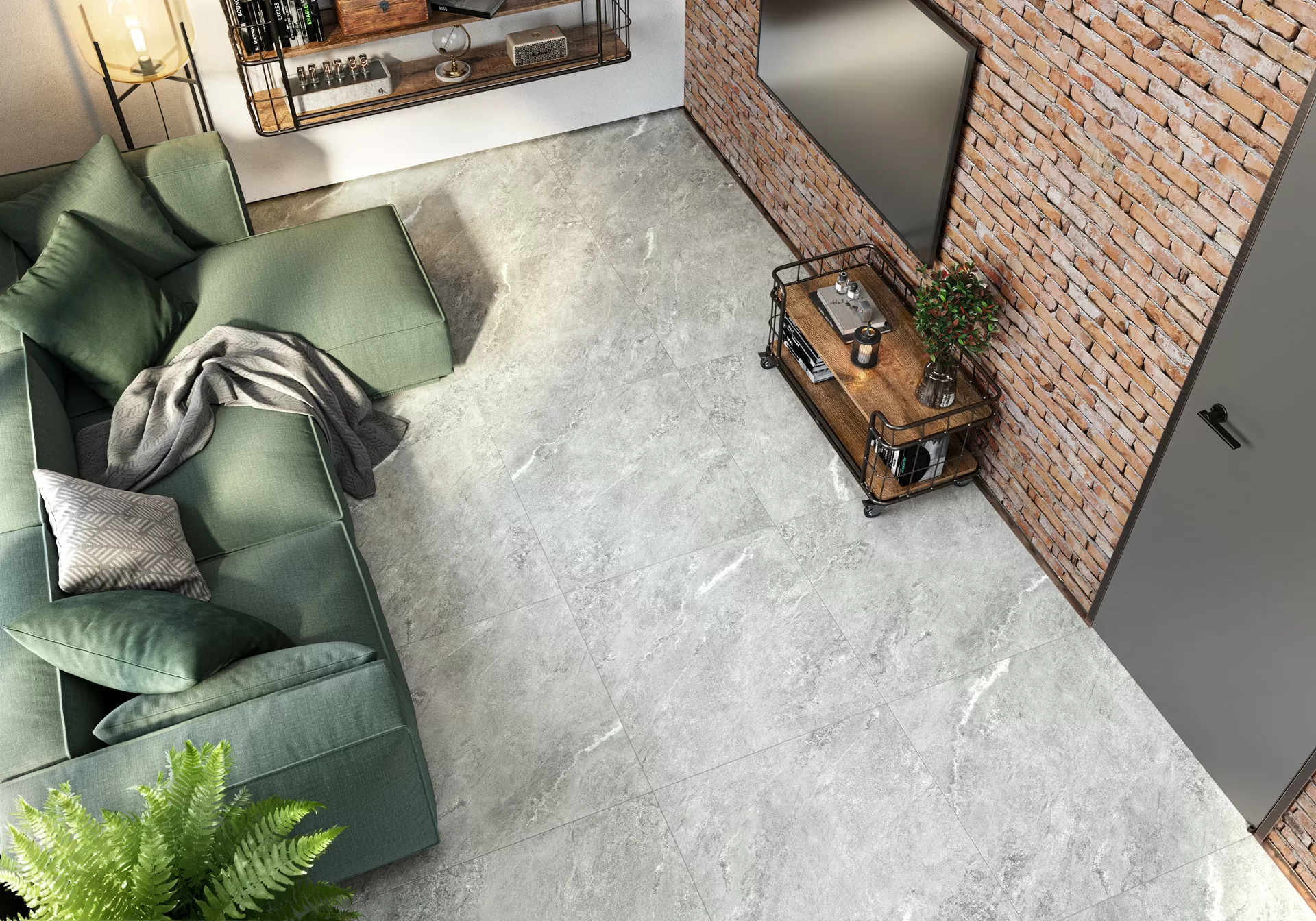 Керамогранит 60120AJA15M Ajax Gray матовый карвинг 600x1200x7