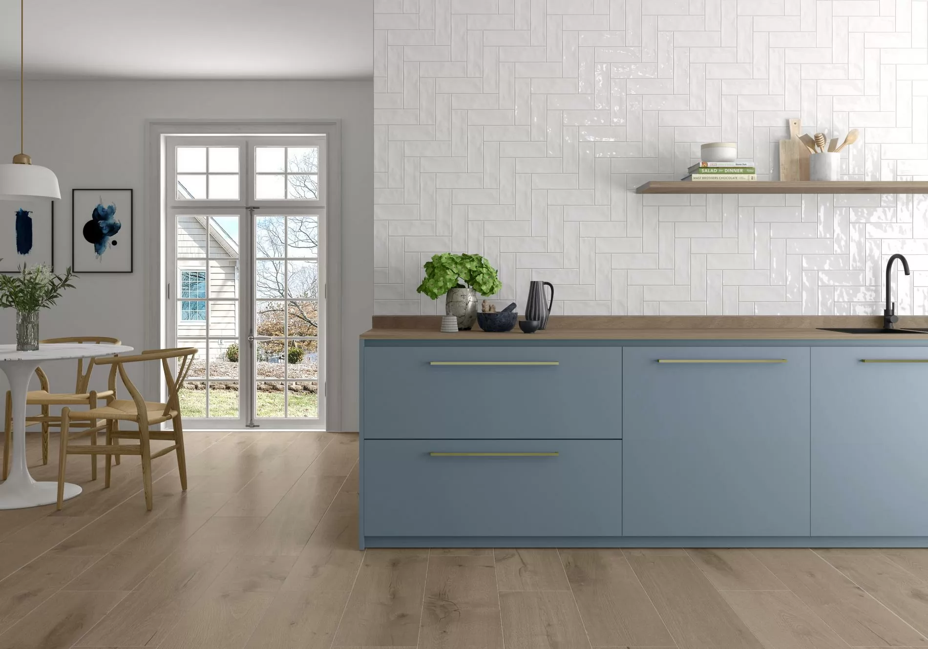 Керамогранит Es.Oldmanor Dark Matt Rect. 90x90