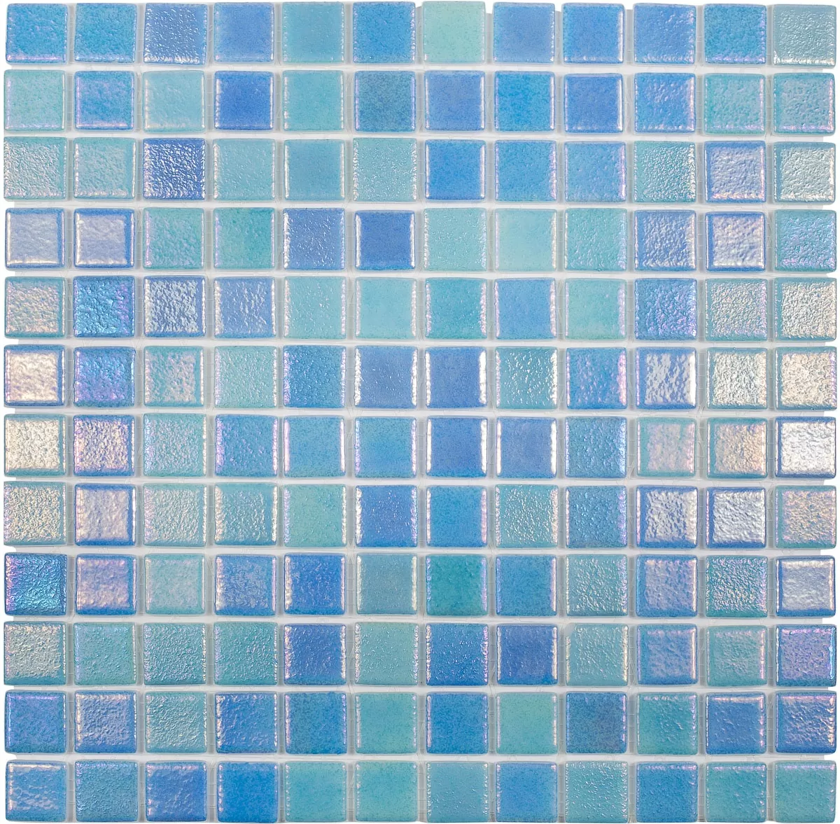 Мозаика Shell Mix Blue 551/552 (2.5х2.5) 31,7х31,7