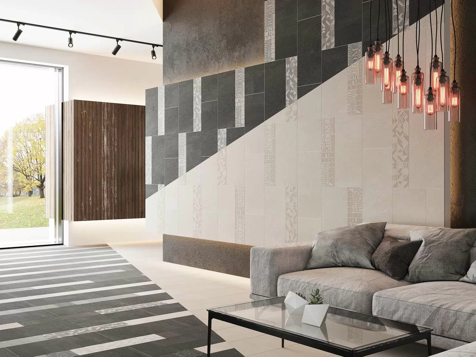 Керамогранит DD318300R Про Матрикс серый темный обрезной 15x60