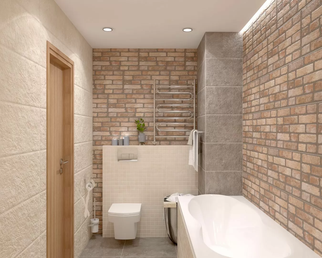 Керамогранит Loft чёрный 30х60