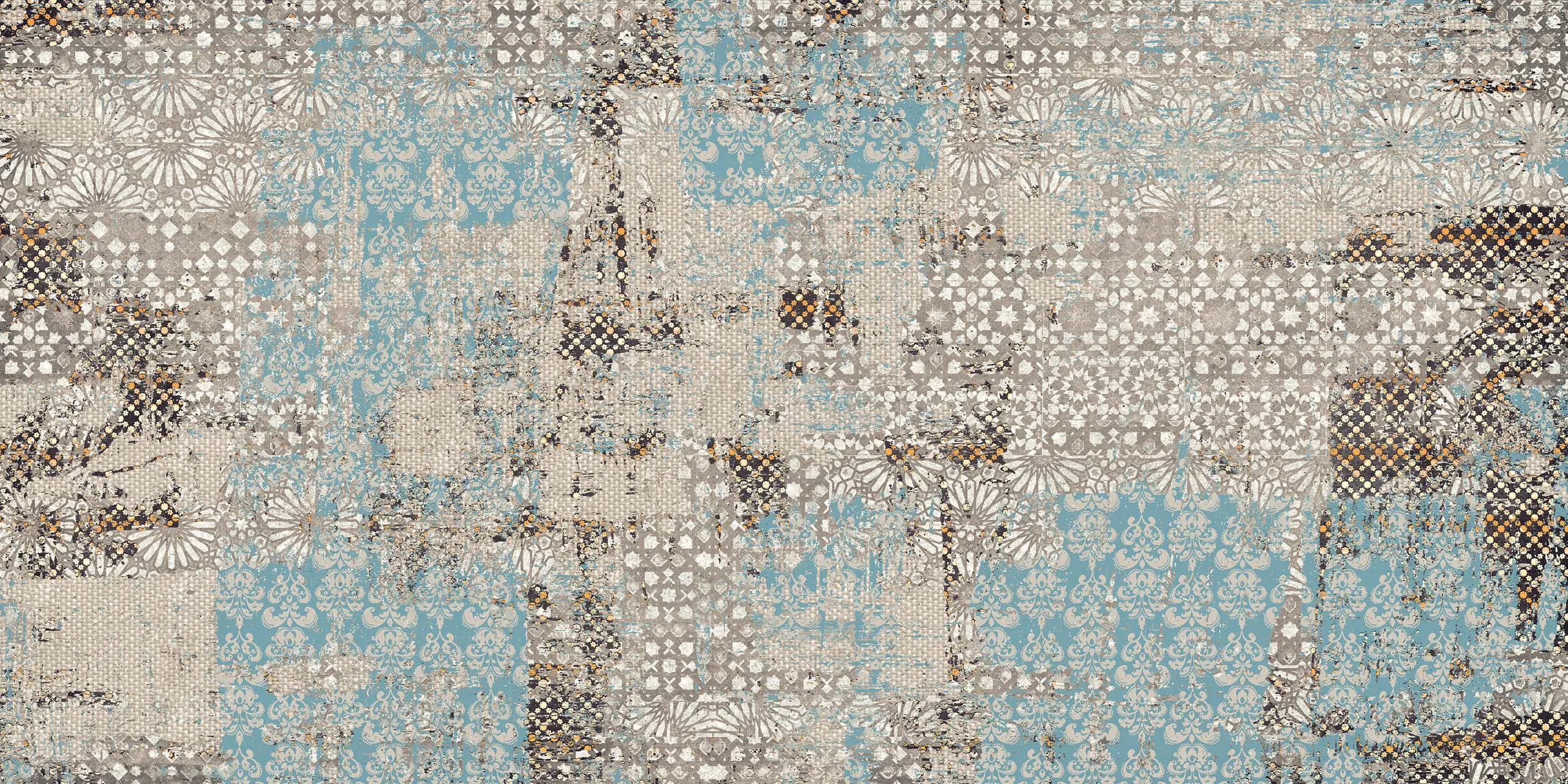 Керамогранит EXD401 Amber Illusion Vintage Inserto Неполированный Рект. 60x120x9