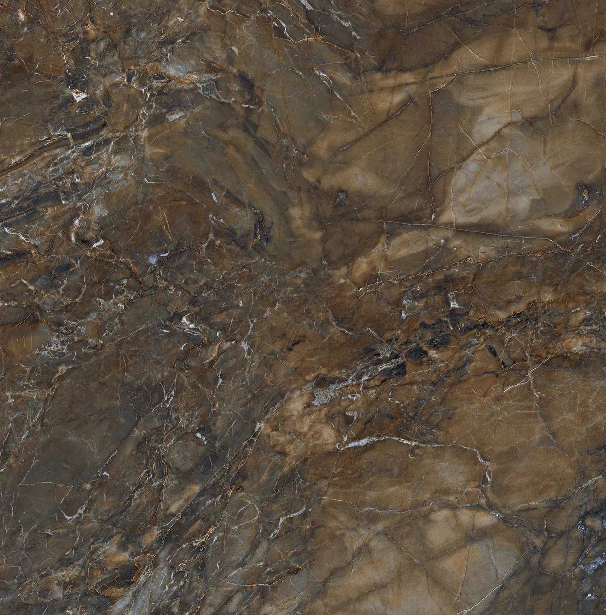 Керамогранит BR04 Bernini Dark Brown неполированный 80x80x11