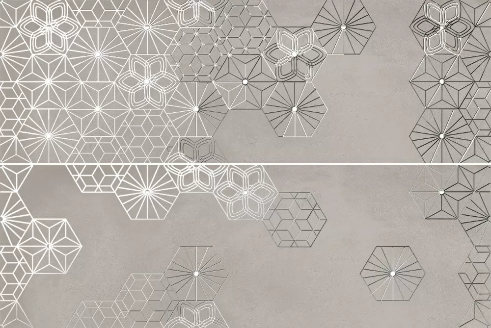 Плитка Decor Debod Grey SET A+B 50x75