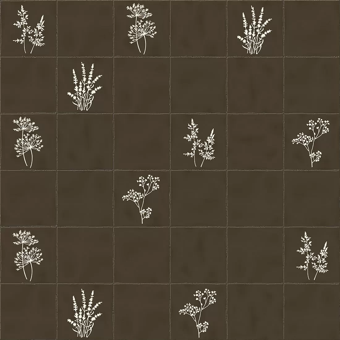 Плитка 348C Arvum-4 Brown 13x13