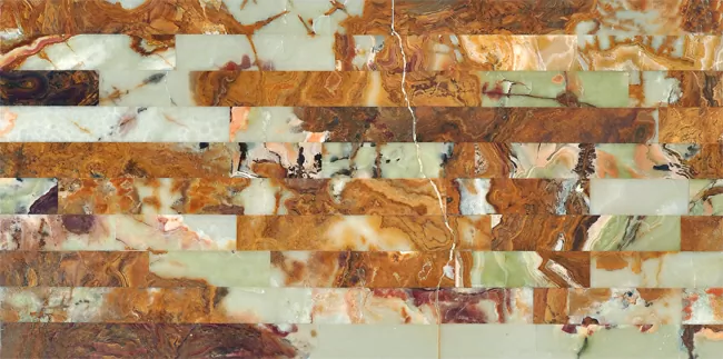 Керамогранит MC074 01 Matrix Tile Green Puzzel Onyx 30x60
