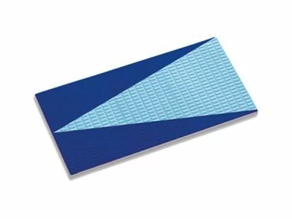 Керамогранит 23200 Стрелка на плитке Antislip с сетчатой поверхностью Cobalt-Light Blue 12,5х25