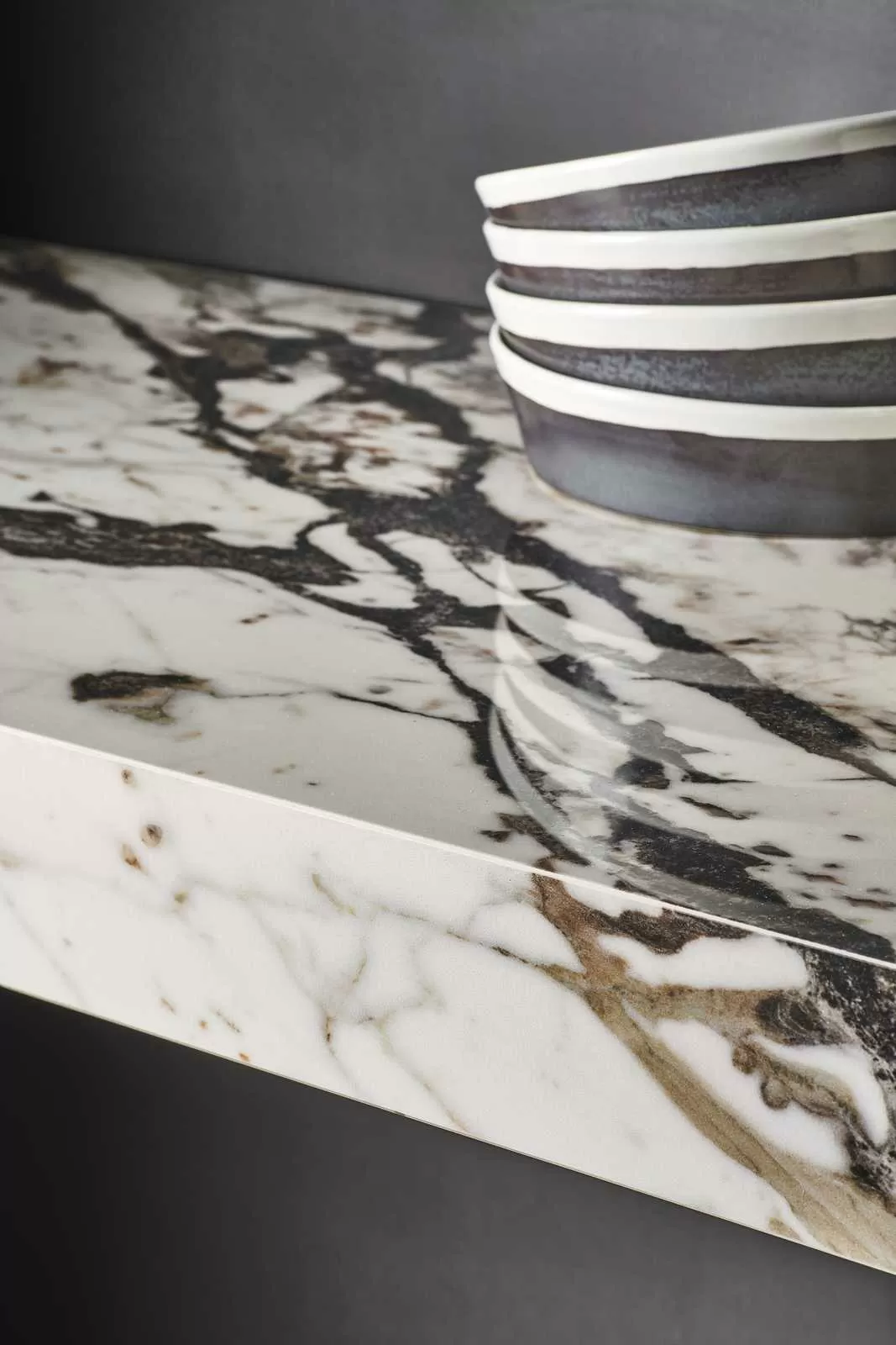 Керамогранит MENX Grande Marble Look Elegant Black Lux 120х280
