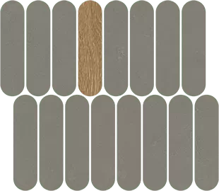 Мозаика 41QF Mosaico Rockaway Grafito R10 27x31