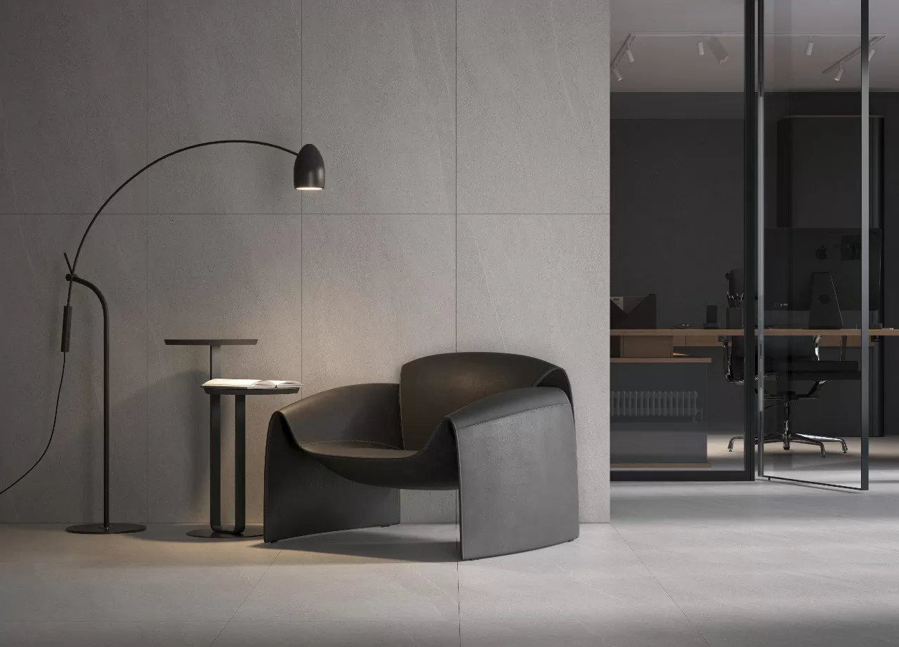 Керамогранит K-2080/MR/p01 Плинтус Gradient Белый 76x1200x10