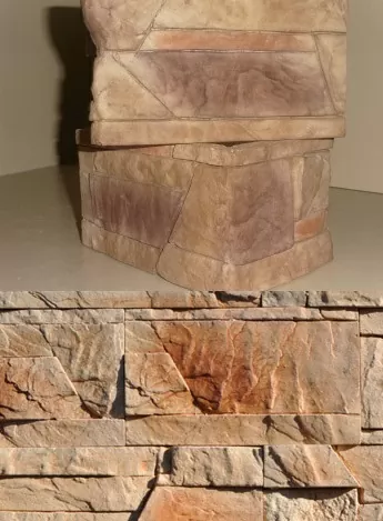 Искусственный камень Лас-Вегас 02 угол 18x11.5(15.5x11) x10x10