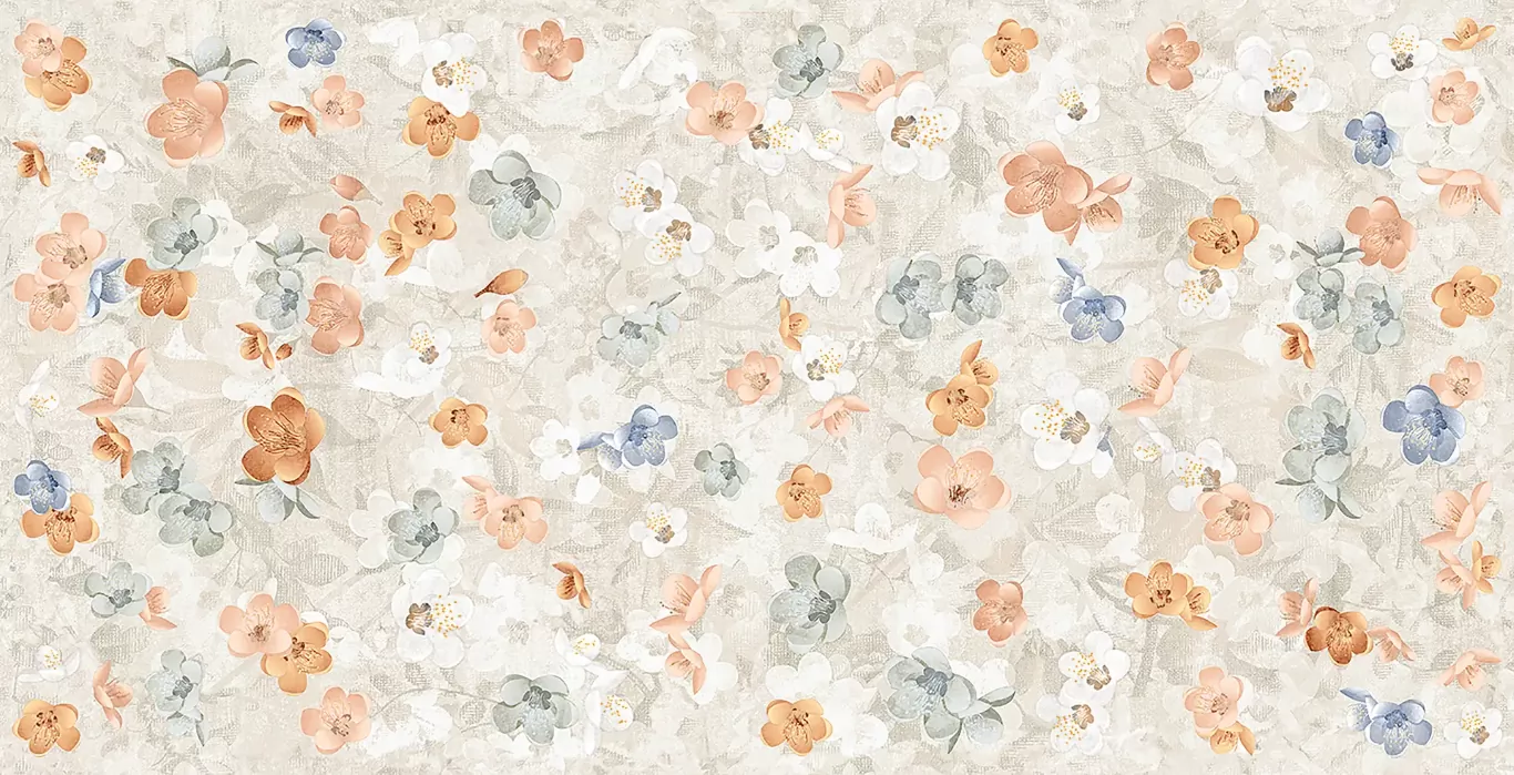 Керамогранит 05276 Homey Bloom White Nat/Ret 60x120
