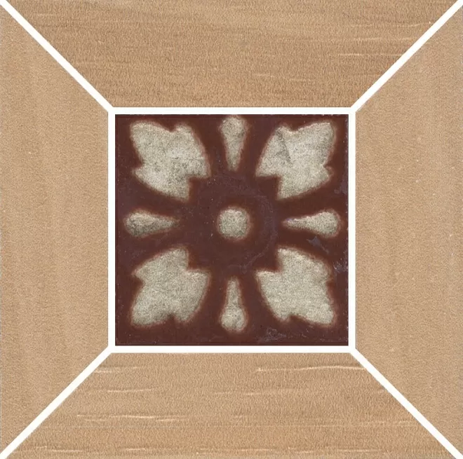 Керамогранит ID78 Слим Вуд декор наборный 9.6*9.6