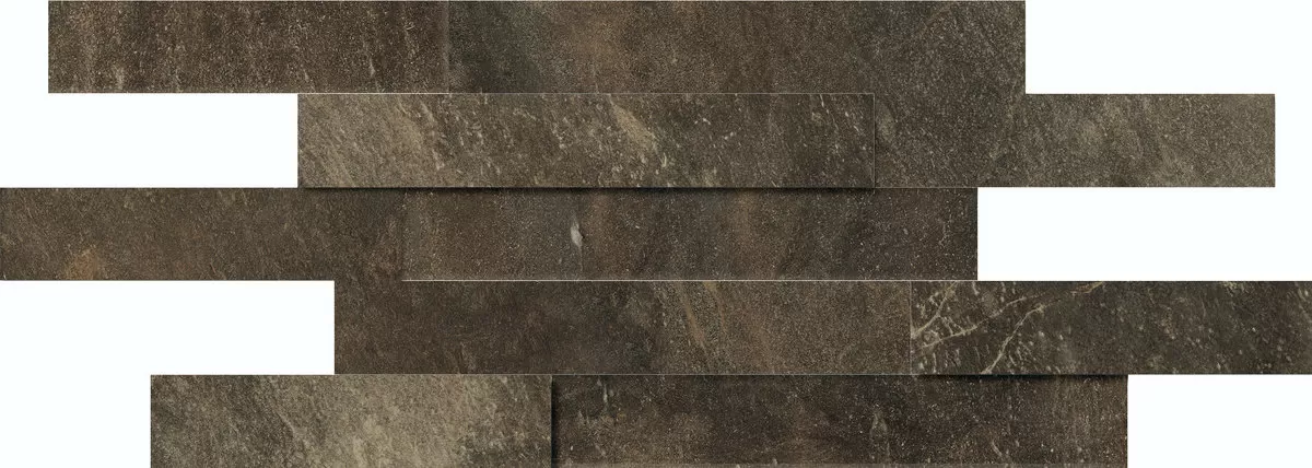 Мозаика 620110000090 Genesis Mercury Brown Brick 3D 28x78