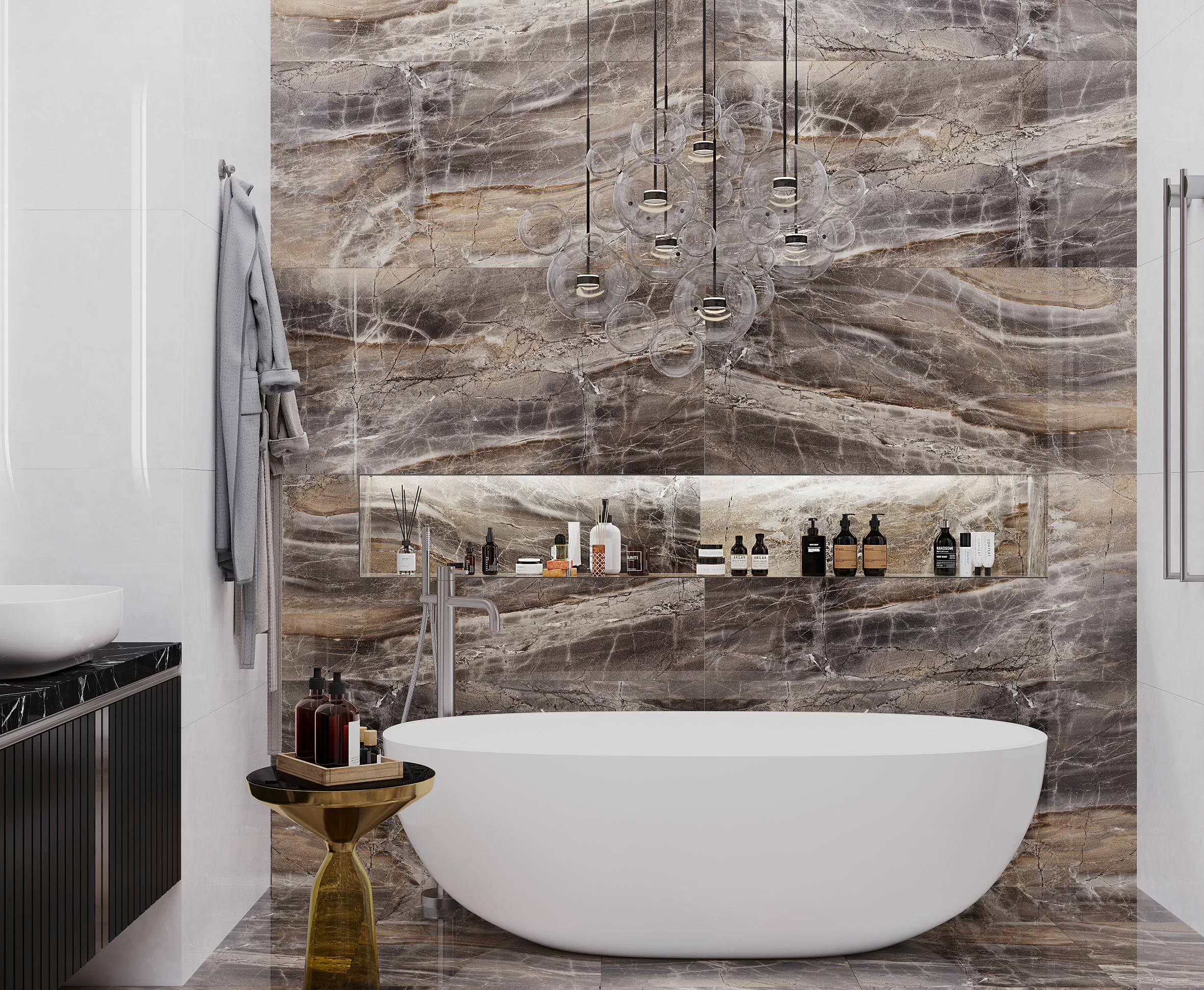 Керамогранит Electra Brown Полированный 60x60