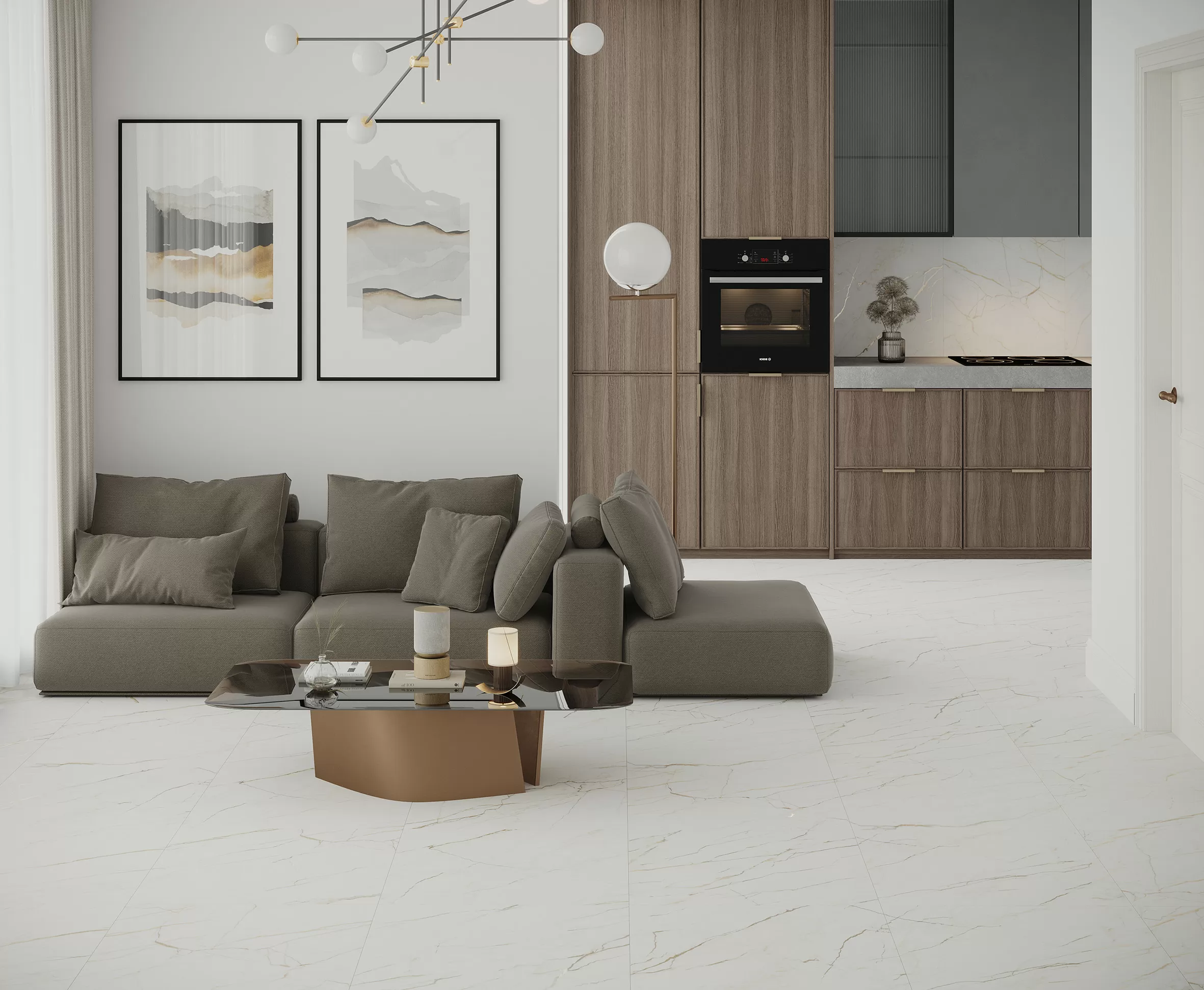 Керамогранит Europa Gold Карвинг 60x60