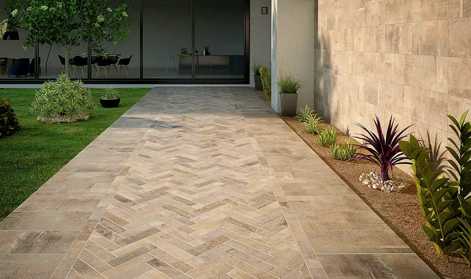 Керамогранит Deco Brickbold Ocre 8,15*33,15