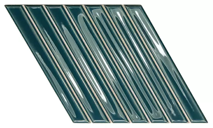 Плитка 135015 Spike Bars A Peacock Blue 15x25,9