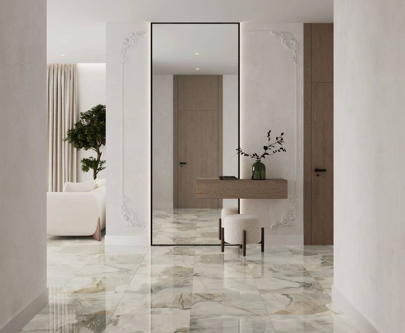 Керамогранит Onyx Newest бежевый полированный 60х60