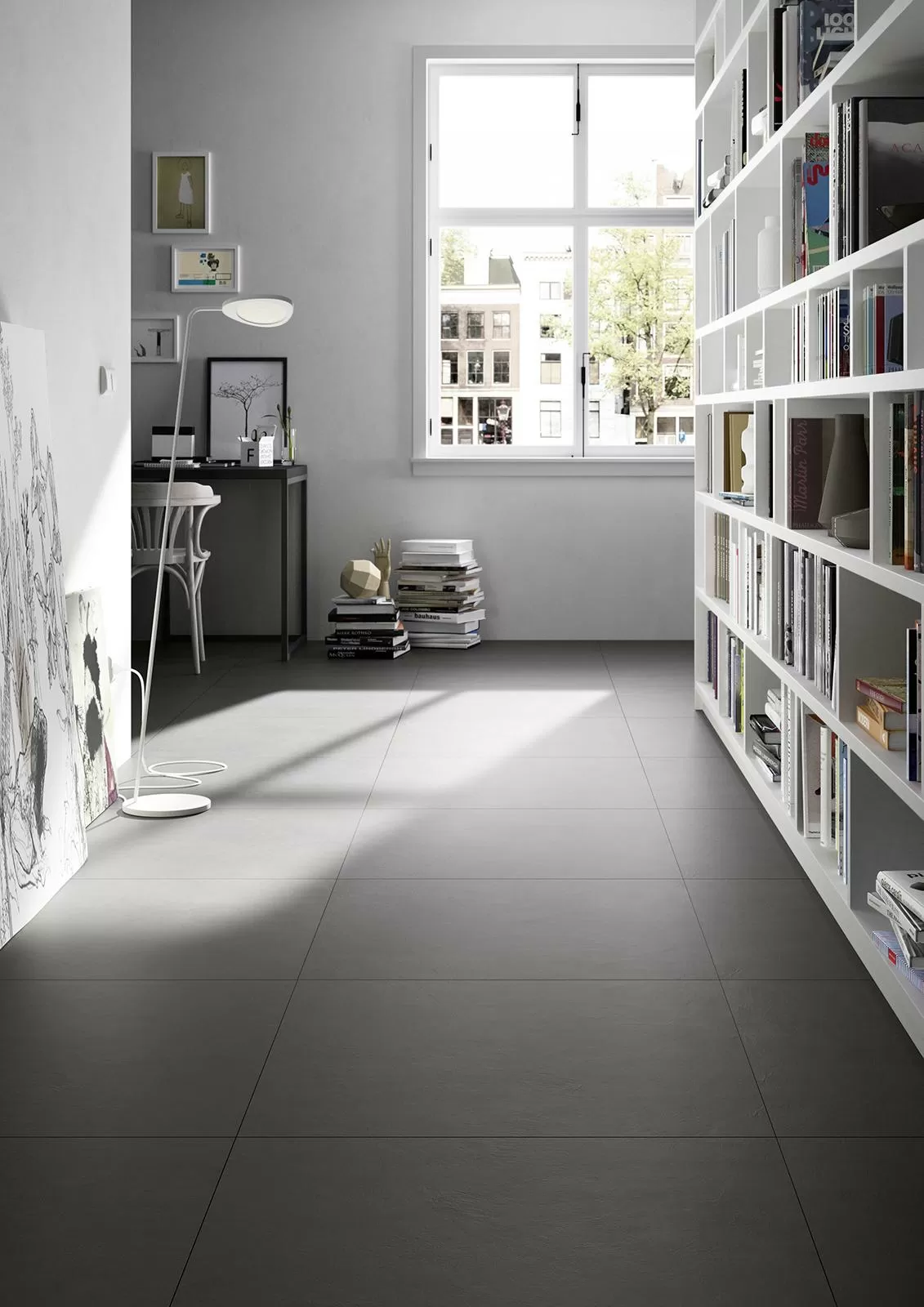 Керамогранит MM58 Block Grey Rett 90x90