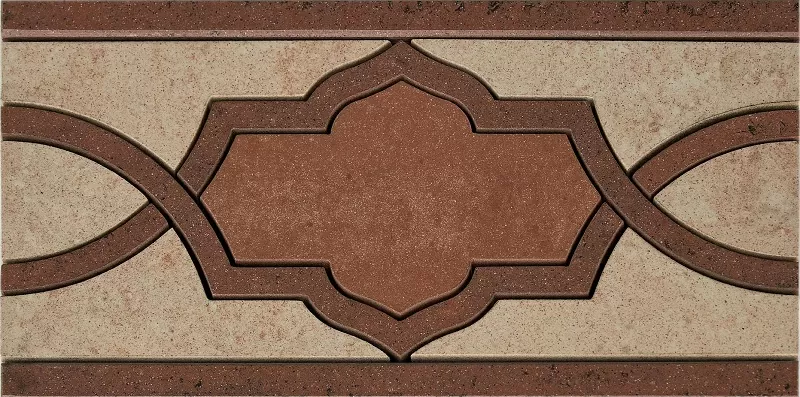 Керамогранит Fascia Rinascimento B Palissandro (Palissandro, Madras Pink, Rosso Soraya) 15x30