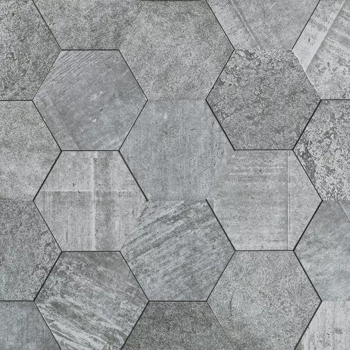 Керамогранит L241713831 Amsterdam 2D Hexagon Grey 19x19