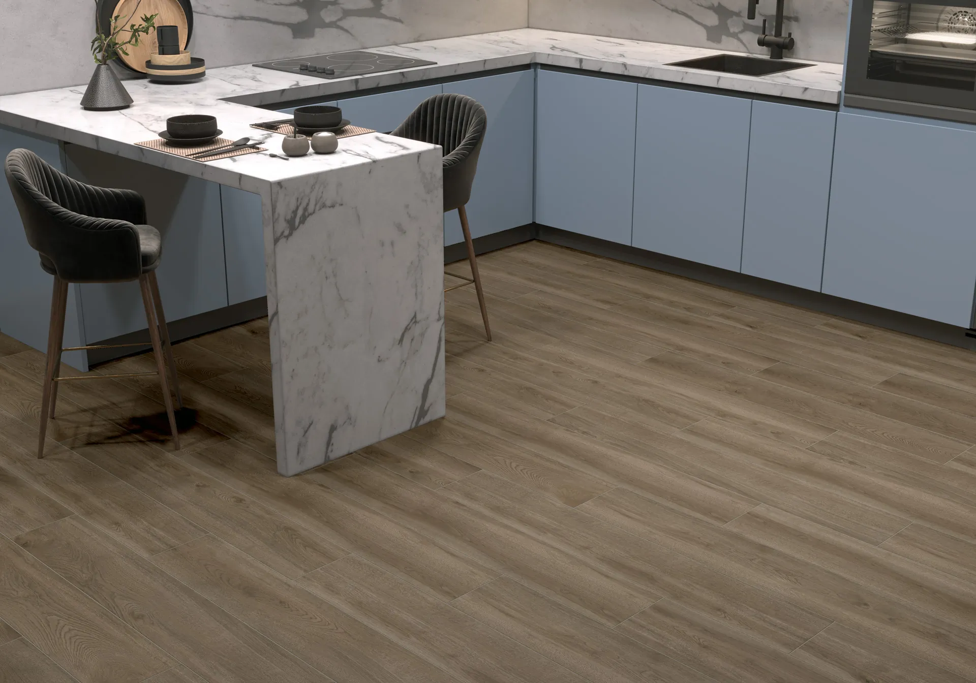 Керамогранит GP20120NAT08 Naturalwood Wenge матовый 200x1200x9